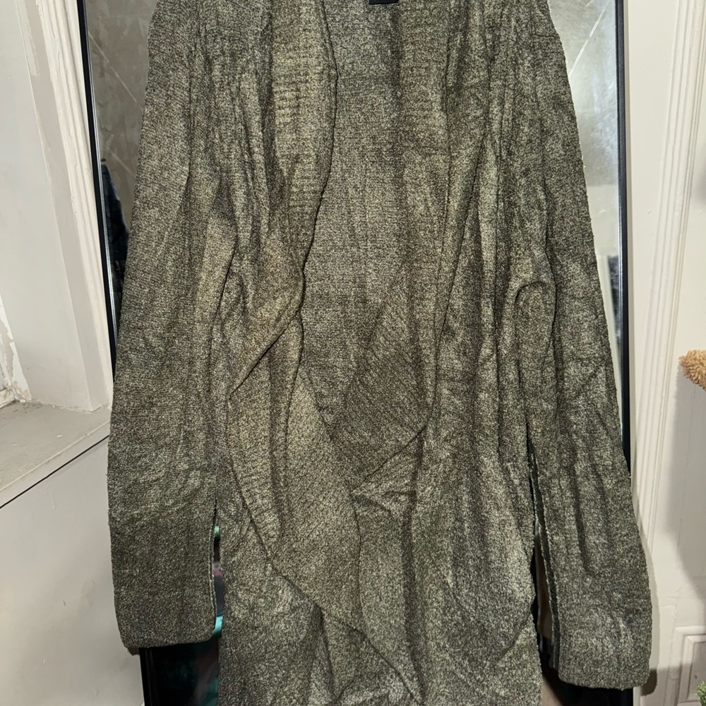 Chic Olive Green Cardigan